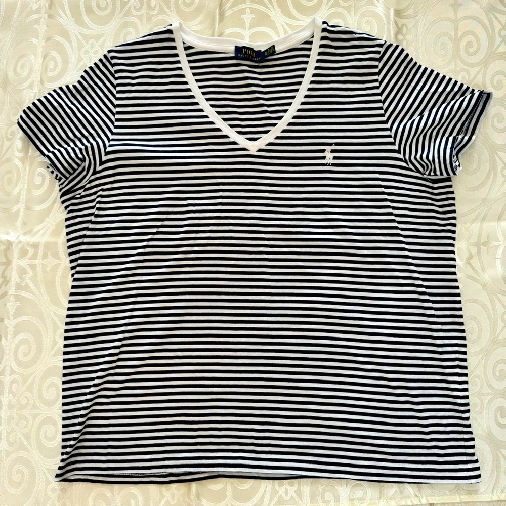 RALPH LAUREN STRIPED T-SHIRT
